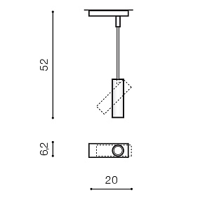 Накладной светильник Azzardo Lens AZ3514