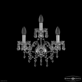 Бра хрустальное Bohemia IVELE Crystal 1403B/2+1/160 Ni