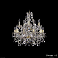 Хрустальная подвесная люстра Bohemia IVELE Crystal 1411/10+5/195/2d G