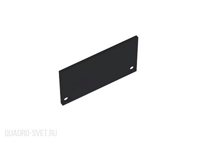 Боковая глухая заглушка для профиля DL18511Black Donolux CAP18511Black