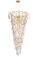 Большая люстра Crystal Lux REINA SP34 D1200 GOLD PEARL