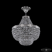 Хрустальная подвесная люстра Bohemia IVELE Crystal 19101/H1/35IV Ni