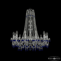 Хрустальная подвесная люстра Bohemia IVELE Crystal 1410/12/240/h-74 Ni V3001