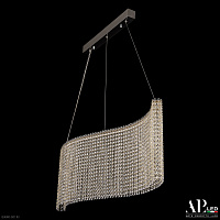 Хрустальная подвесная светодиодная люстра APL LED Sicilia SH07.100.A.Gd.4000