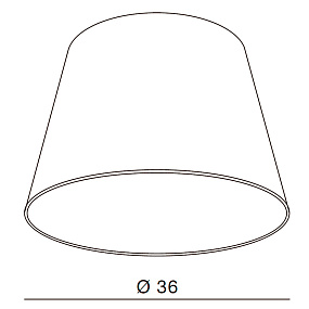 Абажур Azzardo Shade ZF 36 AZ2605