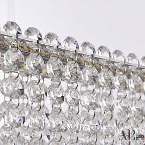 Хрустальная подвесная светодиодная люстра APL LED Sicilia SH04.52.B.Ni.4000