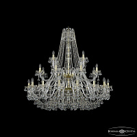 Большая хрустальная люстра Bohemia IVELE Crystal 1409/16+8+4/460/2d G