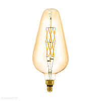 Светодиодная лампа D165, 8W(E27), 2100K, 600lm, янтарный EGLO LM_LED_E27 11838