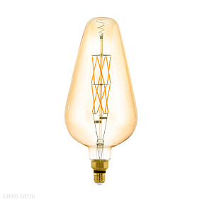 Светодиодная лампа D165, 8W(E27), 2100K, 600lm, янтарный EGLO LM_LED_E27 11838