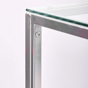 Консольный столик с полкой в прихожую AllConsoles  1011-CS clear