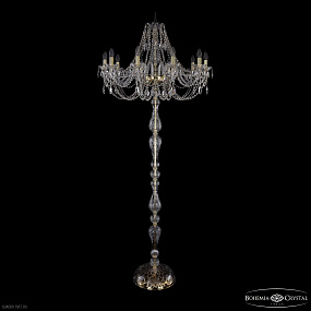 Торшер с хрусталем Bohemia IVELE Crystal 1406T1/10/300-210 G