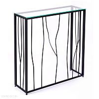 Узкий консольный столик в прихожую AllConsoles  1024-CB clear