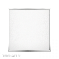 Панель светодиодная LP-02S-SLIM 36Вт 230В 4000К 3000лм 595х595х8мм без ЭПРА СЕРЕБРЯНАЯ IP40 LLT