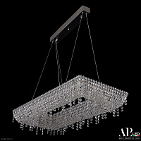 Хрустальная подвесная светодиодная люстра APL LED Sicilia SH515.0.80.B.Ni.4000