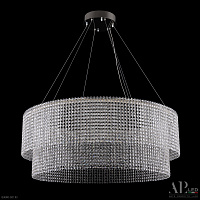Большая хрустальная светодиодная люстра APL LED Sicilia SH02.93.C.Ni.4000