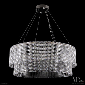 Большая хрустальная светодиодная люстра APL LED Sicilia SH02.93.C.Ni.4000