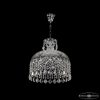 Хрустальный подвесной светильник Bohemia IVELE Crystal 14781/35 Ni Leafs