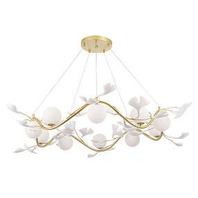 Большая люстра Crystal Lux COLIBRI SP10 GOLD