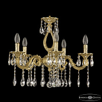 Подвесная хрустальная люстра Bohemia Ivele Crystal Florence 71301/5/175 A G