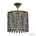 Хрустальный подвесной светильник Bohemia IVELE Crystal 19203/25IV GB Drops R781