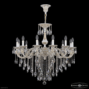 Большая хрустальная люстра Bohemia IVELE Crystal Florence 71101/12/300 B WMG