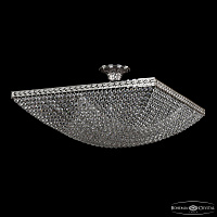 Хрустальная потолочная люстра Bohemia IVELE Crystal 19322/55IV Ni