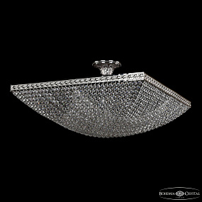 Хрустальная потолочная люстра Bohemia IVELE Crystal 19322/55IV Ni