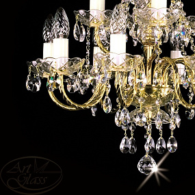 Люстра подвесная ARTGLASS ADELA XII. FULL CUT
