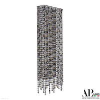 Бра хрустальное светодиодное APL LED Rimini S500.B1.25-75.B.4000.Clear.801.731