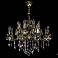 Литая подвесная люстра с хрусталем Bohemia IVELE Crystal 1703/16/225/B/GB