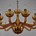 Хрустальная подвесная люстра Bohemia IVELE Crystal 1311/10/240 G Am/Amber/M-1F