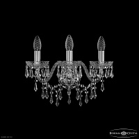 Бра хрустальное Bohemia IVELE Crystal 1403B/3/160 Ni