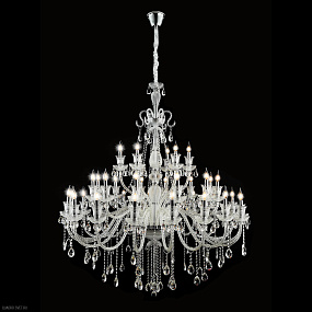 Большая подвесная люстра с хрусталем Bogate's Gabrielle 336 Strotskis