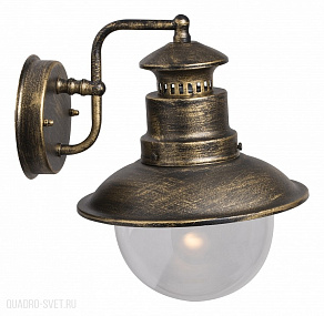 Уличный настенный светильник Arte Lamp Amsterdam A1523AL-1BN