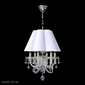 Подвесная хрустальная люстра ArtGlass FLORA 01-CH-NI-CE-LSW