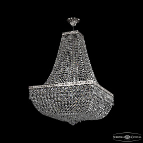 Хрустальная подвесная люстра Bohemia IVELE Crystal 19272/H2/55IV Ni