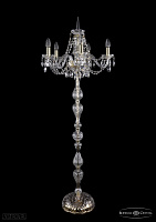 Хрустальный торшер Bohemia IVELE Crystal 5506/5/160-140/G
