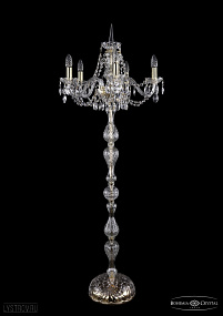 Хрустальный торшер Bohemia IVELE Crystal 5506/5/160-140/G