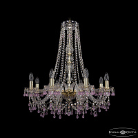 Хрустальная подвесная люстра Bohemia IVELE Crystal 1410/8/240/h-74 G V7010