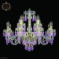 Хрустальная подвесная люстра Bohemia Art Classic 11.24.8+4.220.Gd.V7010