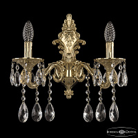 Бра с хрусталем Bohemia Ivele Crystal Florence 7102B14/2/175 A G
