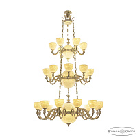 Большая люстра Bohemia Ivele Crystal 71001P/12+9+6/360/3d GW P1 U Rose Y8 FA10S