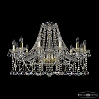 Хрустальная подвесная люстра Bohemia IVELE Crystal 1413/12/300 G Balls