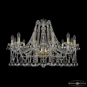 Хрустальная подвесная люстра Bohemia IVELE Crystal 1413/12/300 G Balls