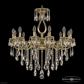 Подвесная хрустальная люстра Bohemia Ivele Crystal 75301/12/250 B GB