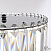 Хрустальный светодиодный торшер APL LED Sicilia SH500.T5.30-150.A.Ni.4000