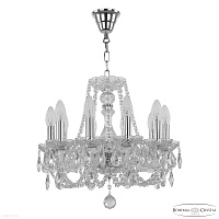 Хрустальная подвесная люстра Bohemia IVELE Crystal 101/10/141 Ni