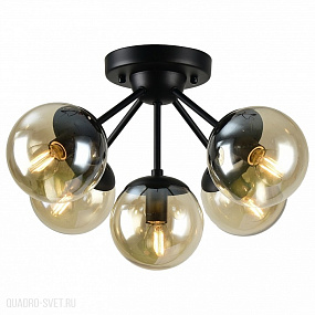 Потолочная люстра Arte Lamp A1664PL-5BK