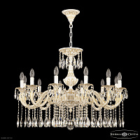 Большая хрустальная люстра Bohemia IVELE Crystal AL79101/12/300 A WMG