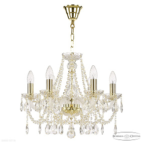 Хрустальная подвесная люстра Bohemia IVELE Crystal 107/6/165 G